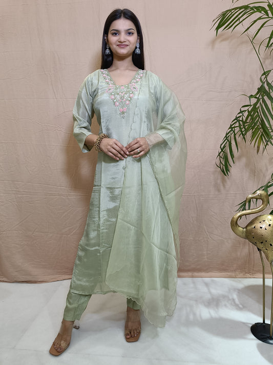 Light Green Tissue Shimmer Set