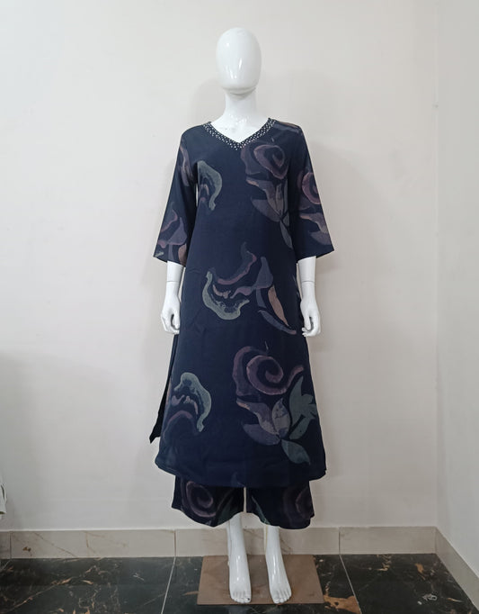 Printed Cotton Ethnic Coord Set